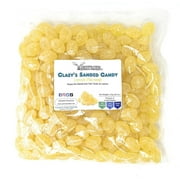 Sanded Lemon Drops Old Fashioned Hard Candy 2 pounds Claey's Candies