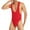 Red, variant on Mens Underwear Funny One-piece Bikini Men's One-piece Rib Underwear Underwear With Waist