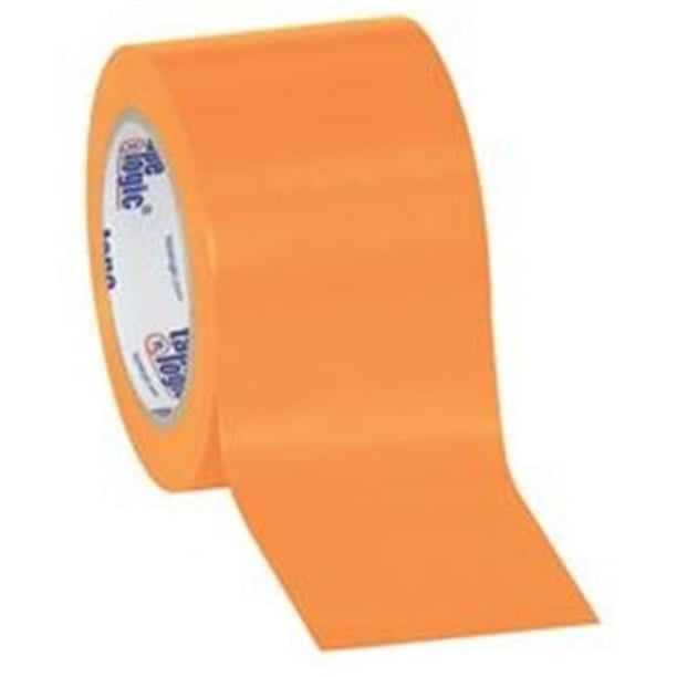 Bande de Sécurité en Vinyle Solide Orange de 3 Po x 36 Verges - Pack de 3