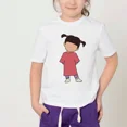 thumbnail image 4 of Camisetas de algodón para niñas y niños con estampado de Monsters Inc., camisetas lindas de manga corta y cuello redondo para verano, camisetas para niñas pequeñas, 4 of 5