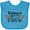 Turquoise, variant on Inktastic Future Pit Crew Racing Flags Boys or Girls Baby Bib