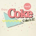 thumbnail image 3 of Coca-Cola - 90's Retro Style - Coke Is It - Juniors Fitted Graphic T-Shirt, 3 of 5