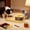 Yellow, variant on Cat Water Fountain and Food Bowl, Ultra Quiet Automatic Pet Water Dispenser with Smart Pump for Cats and Small Dogs