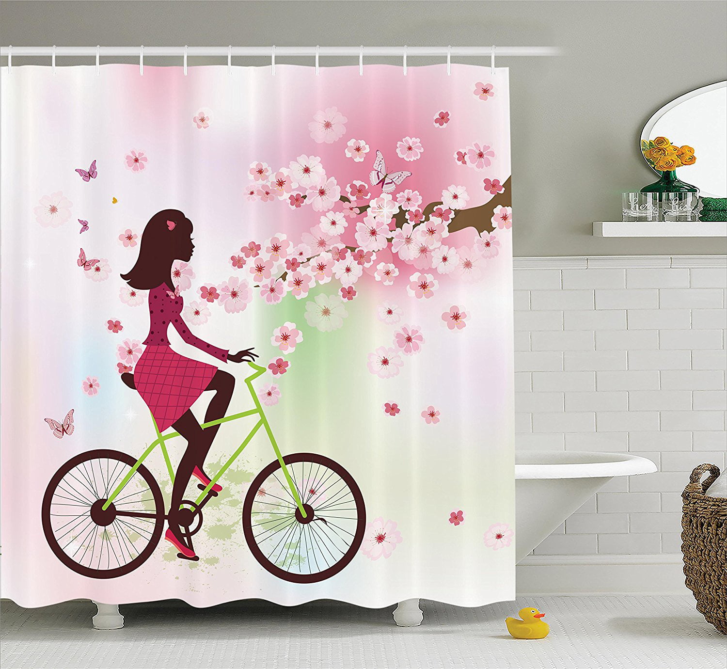 Details about   Autumn Forest Jungle Trees Road Scenic Fabric Shower Curtain Set Bath Decor 72" 