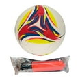 thumbnail image 1 of Bola de fútbol tamaño 5 Equipo de entrenamiento de fútbol Bola de partido de fútbol portátil para al aire libre, regalos, competencia, entrenamiento Rojo, 1 of 8