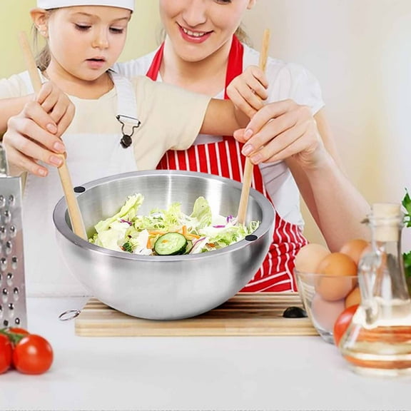 NWOKYZGH Dip Chiller Bowl Stainless Steel Double Walled Insulated Ice Serving Bowl for Parties Salsa, Guacamole, Condiments, Sauces, Salad & Food Hot or Cold