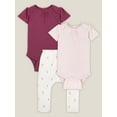 thumbnail image 4 of Little Star 100% Organic Cotton 6 Piece Baby Girl Outfit Set, 4 of 14