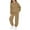 Light Brown, variant on YNGKMEA Toddler Boys Girls Sweatsuit Soild 2 Piece Sweatsuits for Teens Kids Sweatshirts and Jogger Sweatpants Sweat Set Purple 3-4 Years