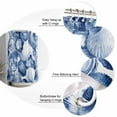 thumbnail image 5 of 54x78 Inch Shower Curtain Decorative White Ocean Conch Bathtub Bath Curtains Fabric Waterproof Bathroom Decor Summer Coastal Nautilus Retro Small Stall Shower Curtain Set with 12 Hooks, 5 of 6