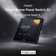 thumbnail image 3 of Interruptor inteligente Interruptor de Panel de escena inteligente Aqara S1 Zigbee 3,0, pantalla táctil de 3,95 pulgadas, reconocimiento de gestos AI, Control de voz, trabajo, aplicación HomeKit para Aqara Interruptor inteligente, 3 of 7