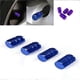 thumbnail image 3 of Car Styling Tires Valve Blue Colour Aluminum Air Caps Universal 4Pcs, 3 of 4