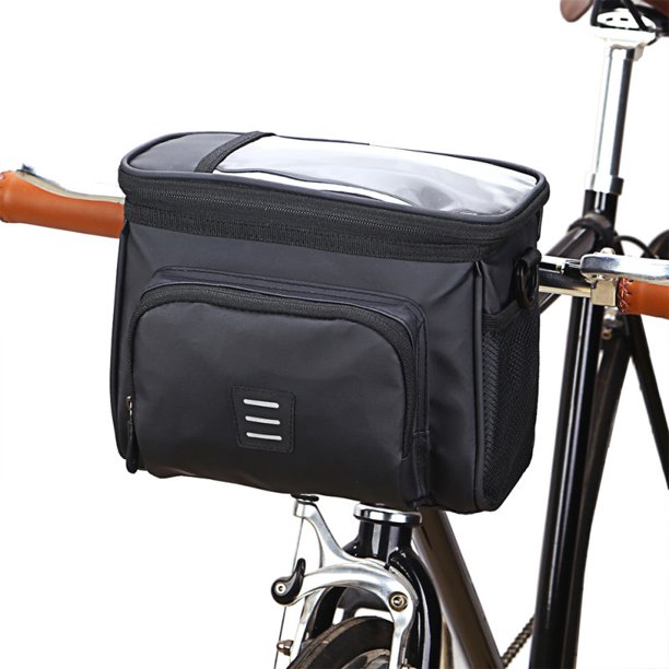 Waterproof Bicycle Front Handlebar Bag Polyester Zipper Insulation 5L