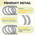 thumbnail image 3 of Blender O-Ring Gasket Seal, Replacement for Black and Decker Blender Gasket Rubber Seal Compatible with Black & Decker, Replaces 132812-07 (4 Pcs), 3 of 7