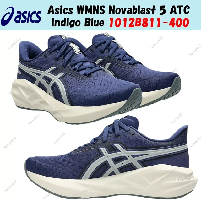 Asics WMNS Novablast 5 ATC Indigo Blue 1012B811-400 Women's Size