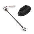 thumbnail image 1 of Bike Front Wheel Riser Block and Quick Release Rear Wheel Skewer Set Indoor Bicycle Training Accessories, 1 of 7