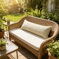 thumbnail image 4 of Long Rectangular Backrest Pillow for Sofa Bed - Removable Washable Cover, 50x11x11cm, 4 of 6