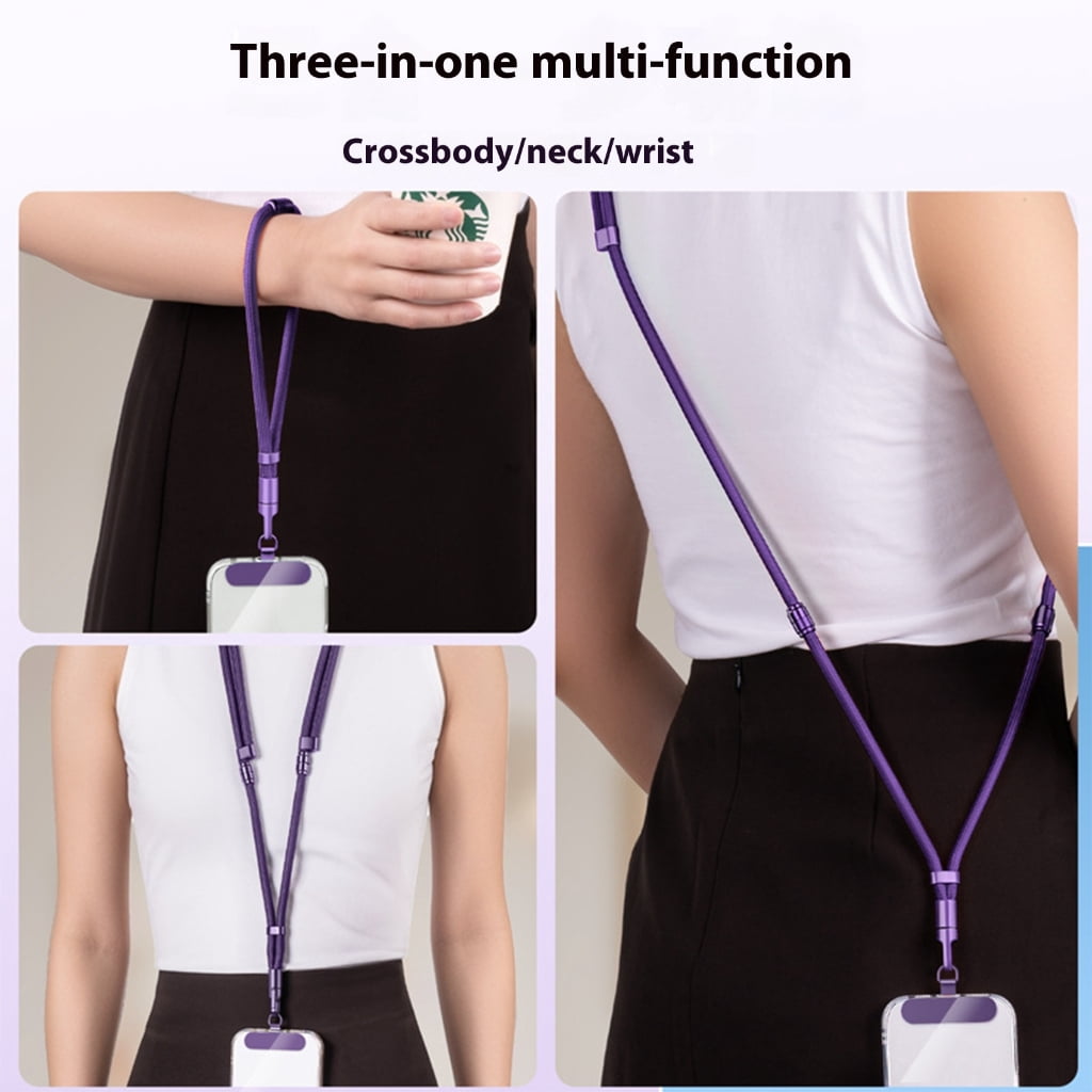 Universal Mobile Phone Strap Neck Wrist Carry Detachable Clip Phone Lanyard