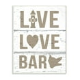 thumbnail image 2 of Stupell Live Love Bark Wall Plaque Art 13 x 19, 2 of 5