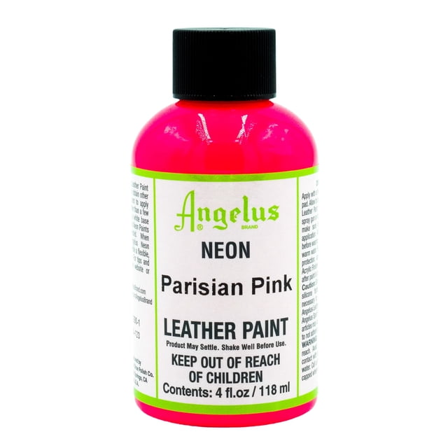 Pintura para Cuero Angelus Neón Rosa Parisino 118 ml