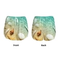 thumbnail image 3 of Daiia Starfish And Seashell On The Beach Pattern Women's 2 in 1 Running Shorts - Lightweight Athletic Workout Gym Yoga Shorts Liner with Phone Pockets-Small, 3 of 7
