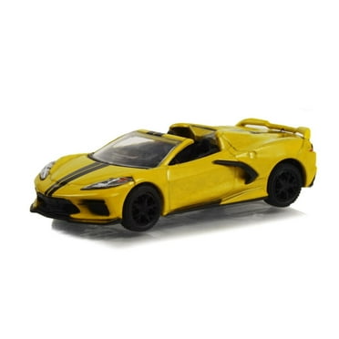 2022 Chevy Corvette Convertible, Yellow - Greenlight 68010A/48 - 1/64 Scale Diecast Model Car