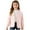 Pink, variant on Kids Quilted Jackets, Kids Boys Girls Quilted Long Sleeve Warm Outerwear Jacket Pink, 1-2 Years