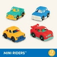 thumbnail image 6 of Battat 4 Toy Vehicles Pick-Up Truck Sports Car Taxi Police Car for Toddlers 12 Months Old, 6 of 13