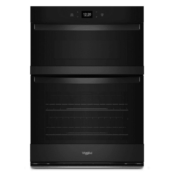 WHIRLPOOL WOEC5030LB 30 Inch Combination Smart Wall Oven with 5.0 cu. ft. Fan Convection Oven in Black