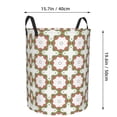 thumbnail image 2 of DouZhe Paniers à Linge Imperméables Pliables Grands, Imprimés Floraux Pastèque Vintage Panier Circulaire avec Poignées, 2 of 6