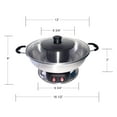 thumbnail image 6 of Sonya Electric Shabu Shabu Hotpot with BBQ Grill SYHS-4L, 6 of 6