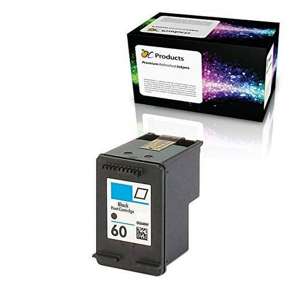 Compatible Ink Cartridge OCHP60BK for Envy 120 114 Deskjet F4480 F4210 D1660 F4400 Printers (1 Black)