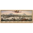 thumbnail image 3 of Visscher 24x12 Black Modern Framed Museum Art Print Titled - Heraklion Panoramic Greece - Visscher 1680, 3 of 5