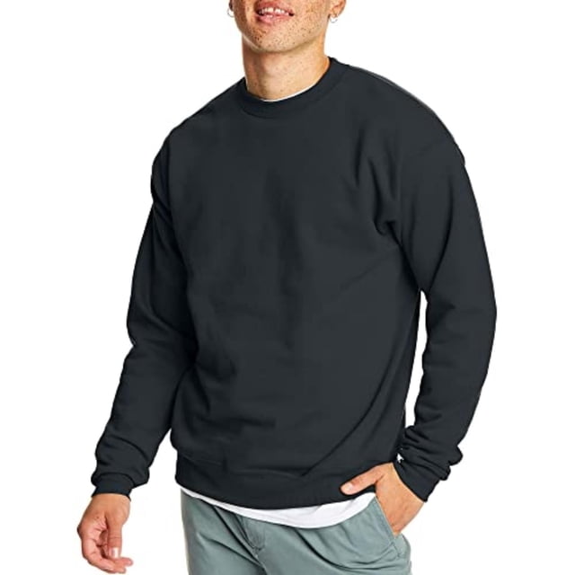 Sudadera Hanes Ecosmart para Hombre Negra 3XL