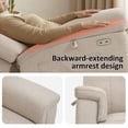 thumbnail image 6 of MCombo Power Lift Recliner Chair with Massage and Dual Heating, Adjustable Headrest, Extended Footrest for Big Elderly, Fabric (Beige), 6 of 10