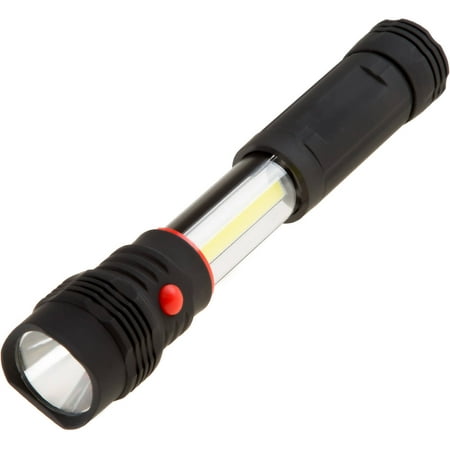 2-in-1 LED Flashlight – Magnetic Telescoping 260 Lumens Handheld Dual Beam Spotlight for Fishing, Camping, Auto Repair, More by (Best Spotlight For Hunting)