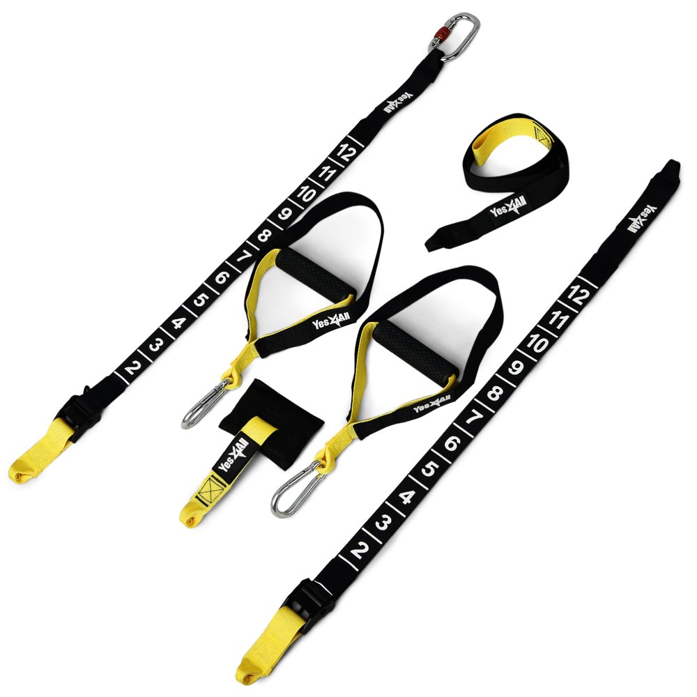 Yes4All Suspension Trainer Straps/Suspension Straps for Full Body