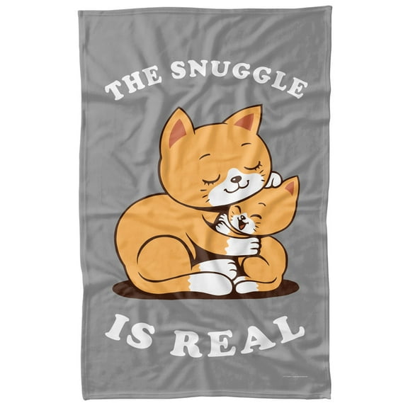 bCreative - LCT Creative Blanket, 36'x58' The Snuggle is Real Fleece Blanket