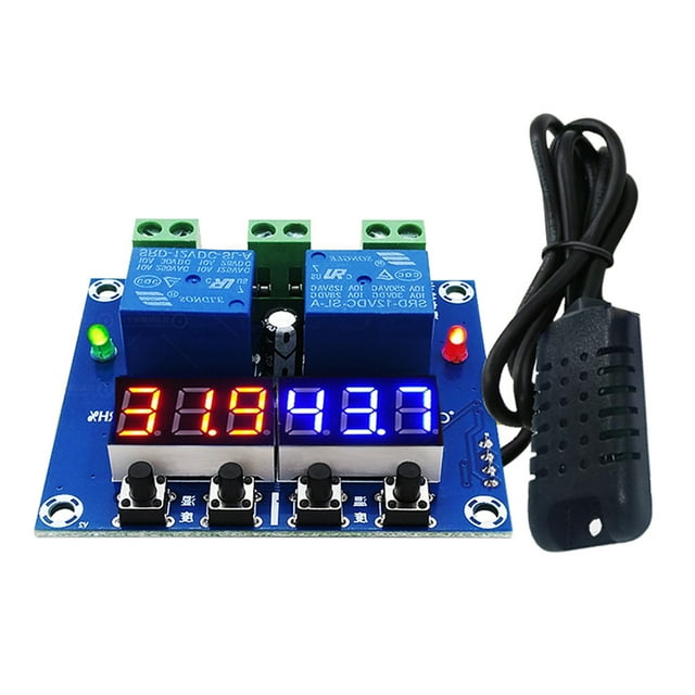ikayaa ZFX-M452 Humidity Temperature Controller Module Digital Thermostat Humidistat Controller Automatic Constant Temperature and Humidity Controller