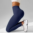 thumbnail image 5 of iHPH7 Butt Lifting Leggings for Women Yoga Leggings for Women Tummy Control Yoga Pants Leggings for Women Tummy Control Running Leggings for Women Tummy Control Leggings for Women Dark Blue M, 5 of 5