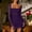 009Purple, variant on Womens Sexy Sequin Sparkly Glitter Dress Off Shoulder Long Sleeve Cocktail Evening Party Mini Dress Party Club Dresses