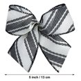 thumbnail image 3 of SUTENGDA Large Glitter Candy Cane Stripe Ribbon Christmas Tree Topper Bow and 12  Bows  13 Pieces, 3 of 5
