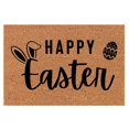 thumbnail image 1 of Giyblacko Tapis de Porte Drôle Easter Bunny Drôle Tapis de Porte Anglais Antidérapant Tapis de Porte Sale Entrée Extérieure Porche Tapis de Sol Polyester Easter Bunny, 1 of 1