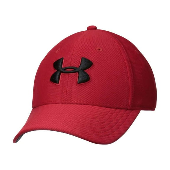 Under Armour Men's UA Blitzing 3.0 Stretch Fit Cap Athletic Active Flex Hat, Red, S/M