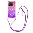 thumbnail image 1 of Funda para Xiaomi 13T/13T PRO 5G Brillantina Líquida Divertida Reluciente y con Cristales en Movimiento Cuerpo Cruzado con Cordón Ajustable, 1 of 5