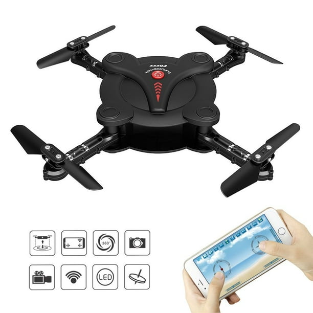 RC Quadcopter Drone with FPV Camera Live Video Foldable Aerofoils