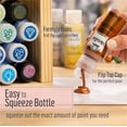 thumbnail image 5 of (3 pack) FolkArt Metallic Acrylic Craft Paint, Metallic Finish, Sequin Black, 2 fl oz, 5 of 10