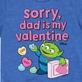 thumbnail image 3 of Toy Story - Sorry Dad My Valentine - Toddler And Youth Short Sleeve Graphic T-Shirt, 3 of 5