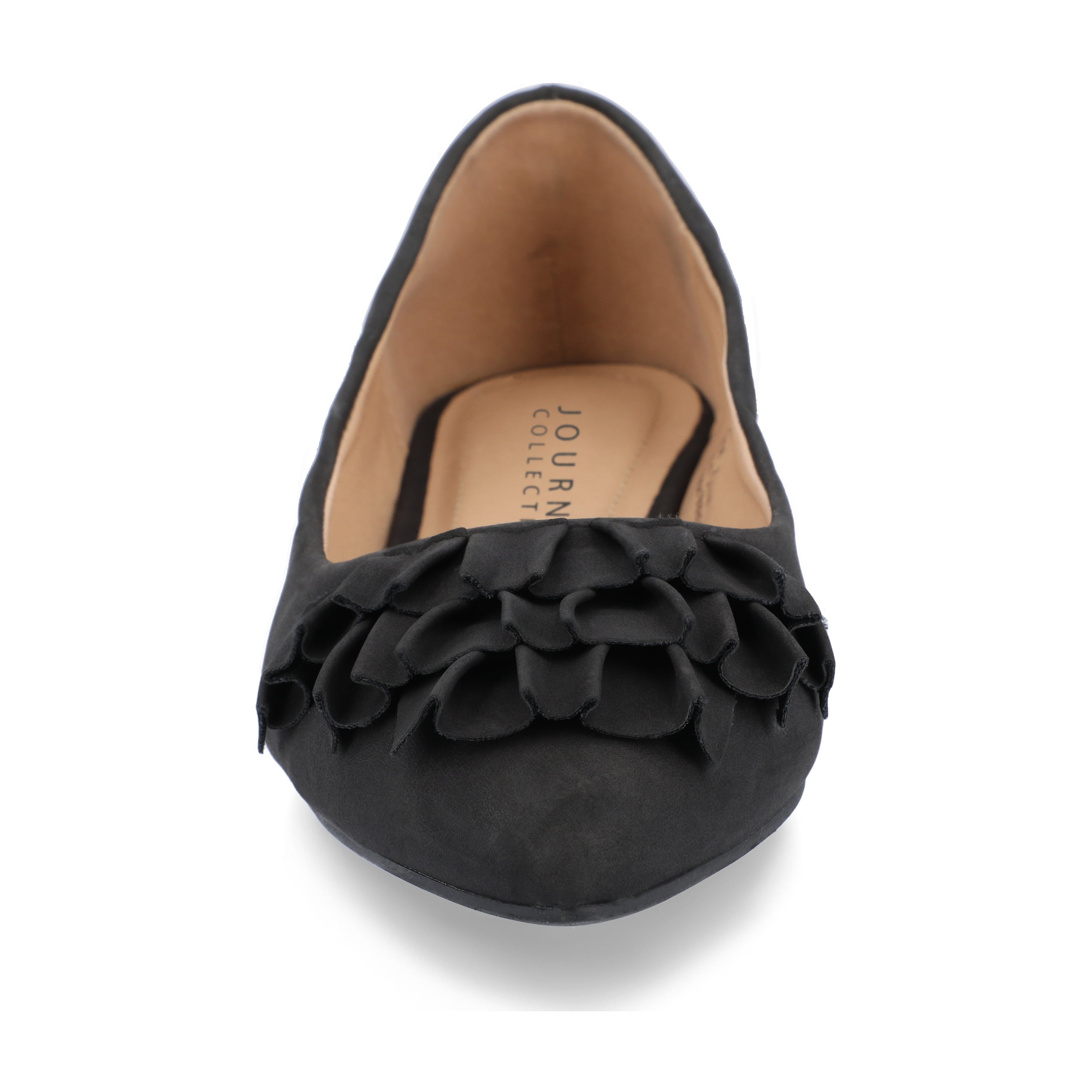 Journee Womens Judy Slip On Pointed Toe Ballet Flats, Widths Available