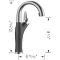 thumbnail image 6 of Blanco 526384 Artona 1.5 GPM Single Hole Pull Down Bar Faucet - PVD Steel / Anthracite, 6 of 7