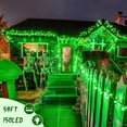 thumbnail image 2 of Green String Lights Indoor Plug in,150 LED Connectable Green Christmas Lights Outdoor, 59ft 8 Modes Halloween String Light for Bedroom Room Party Christmas Tree Halloween Decor, 2 of 14